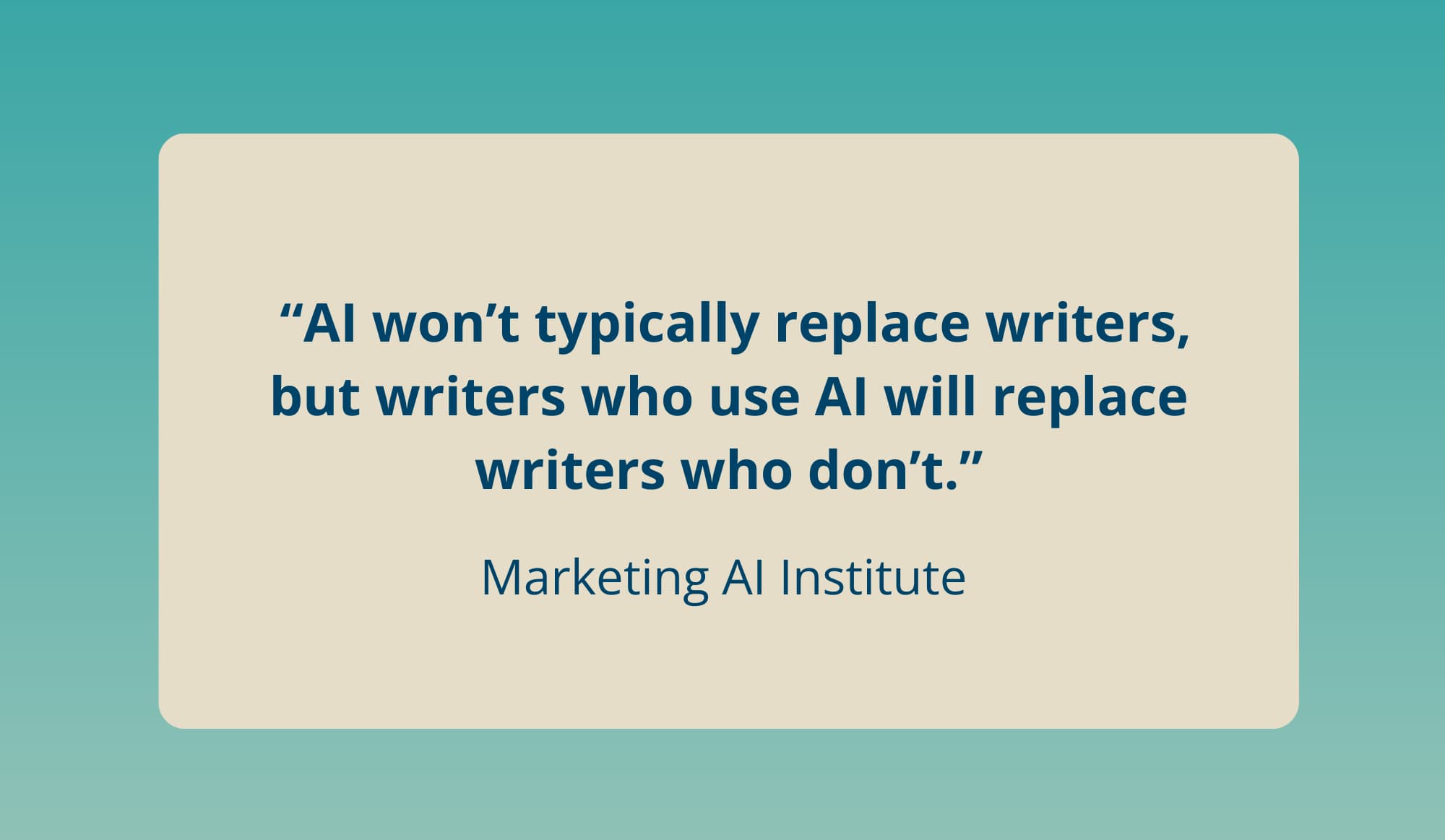 AI in writing